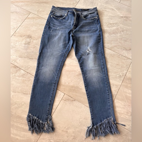 BlankNYC frayed edge denim - Picture 1 of 4